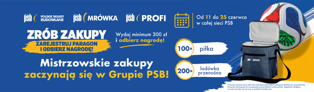 Mistrzowskie zakupy zaczynają się w Grupie PSB!