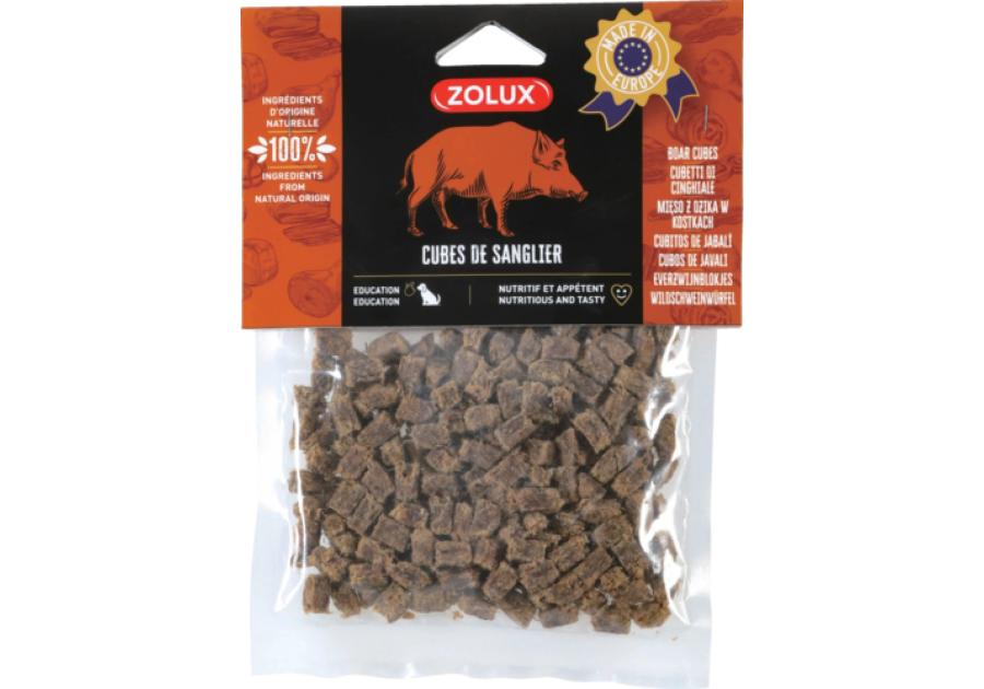 Zdjęcie: Przysmak naturalny dla psa Kostki z dzika 100 g ZOLUX