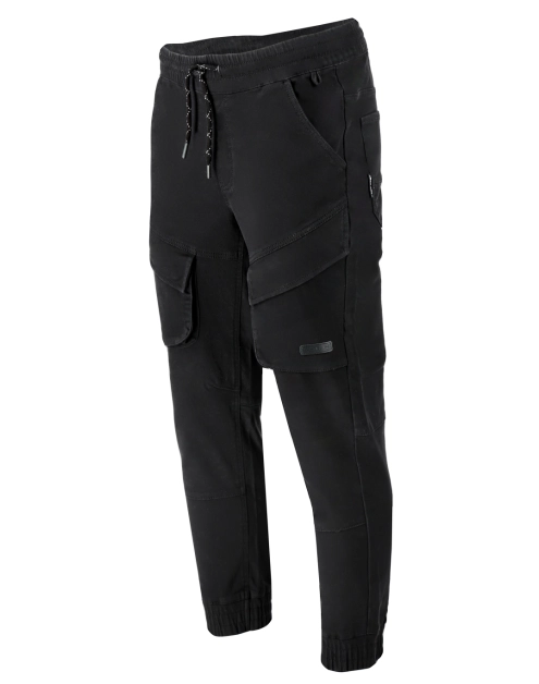 Zdjęcie: Spodnie joggery czarne stretch, "xl", CE, LAHTI PRO
