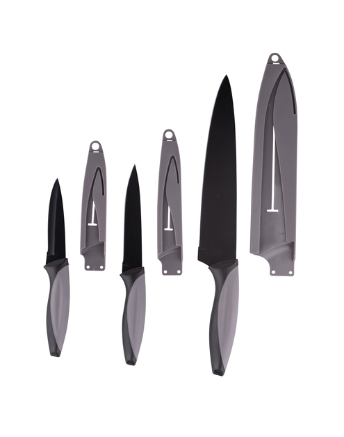 Zdjęcie: Zestaw 3 noży kuchennych w osłonkach Noble ALTOMDESIGN