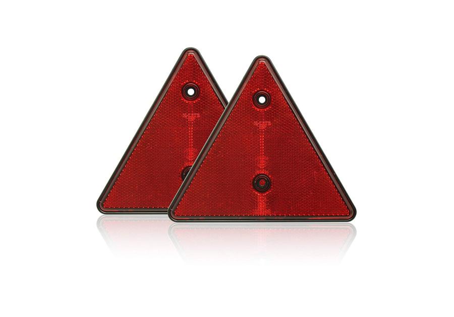 Zdjęcie: Odblaski trójkątne do przyczep 2 szt. BOTTARI