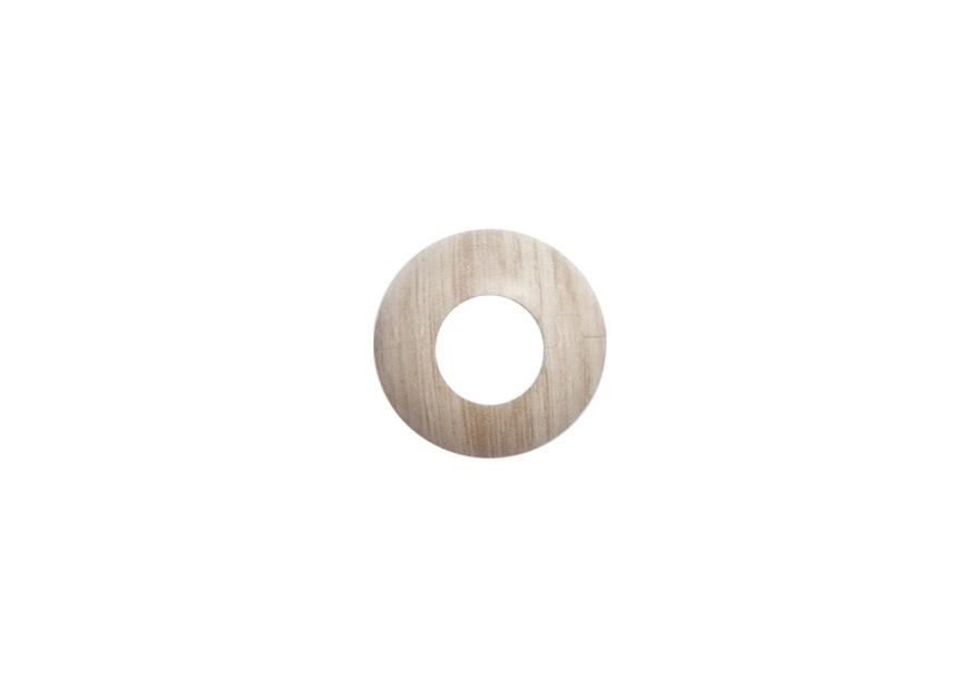 Zdjęcie: Rozetka maskująca 18,2x39,5 mm jesion kaukaski mat 2 szt. CEZAR