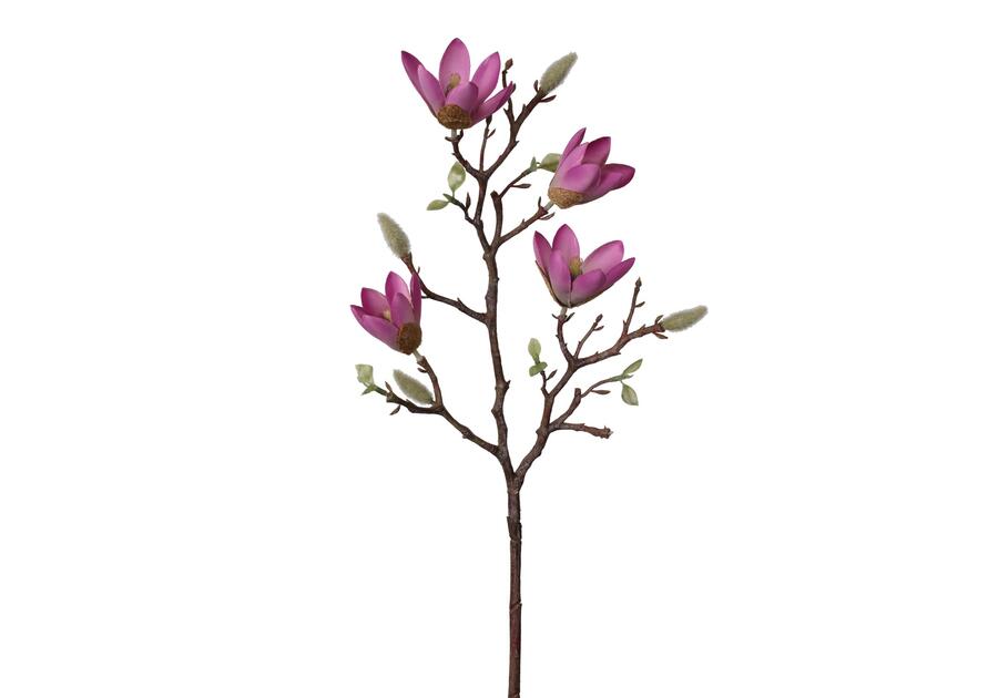 Zdjęcie: Sztuczny kwiat Magnolia fiolet 59 cm UNIGLOB