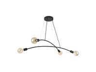 Zdjęcie: Lampa wisząca Helix 4 x E27 czarna 2724 TK LIGHTING