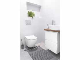 Miska Wc wisząca Desna bezkołnierzowa z deską wolnoopadającą LAVEO