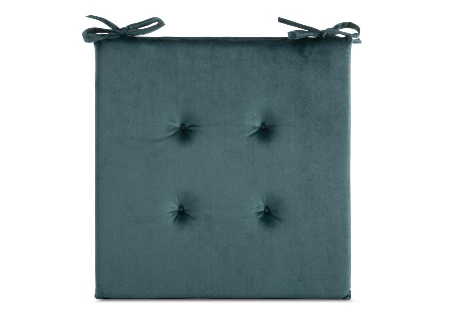 Zdjęcie: Poduszka na siedzisko Gaja 40x40x3 cm ciemny niebieski EUROFIRANY