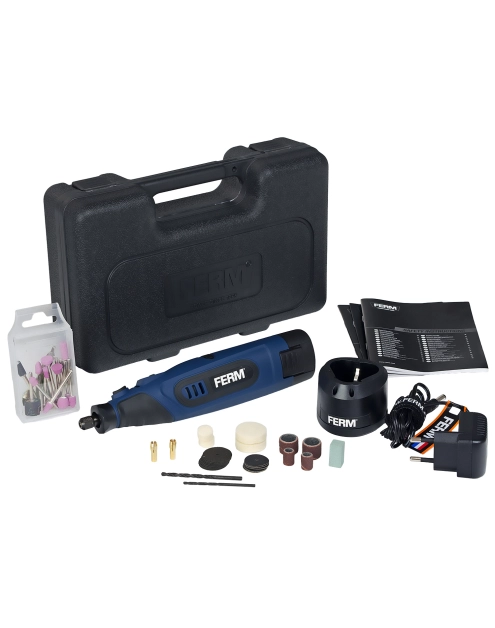 Zdjęcie: Szlifierka prosta 12V - 1.5Ah Li-Ion FERM