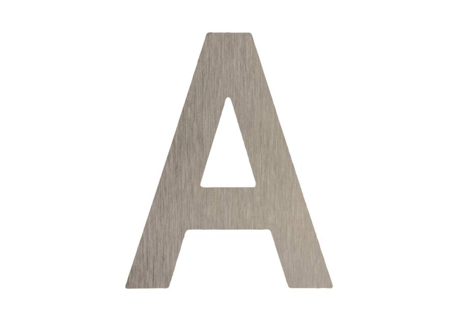 Zdjęcie: Litera "A" samoprzylepna Ano 50 mm inox METRO