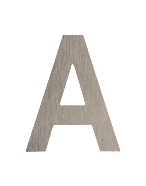 Zdjęcie: Litera "A" samoprzylepna Ano 50 mm inox METRO