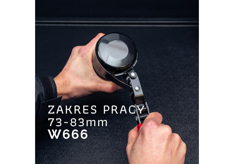 Zdjęcie: Klucz opaskowy 73-83 mm do filtra oleju MASNER