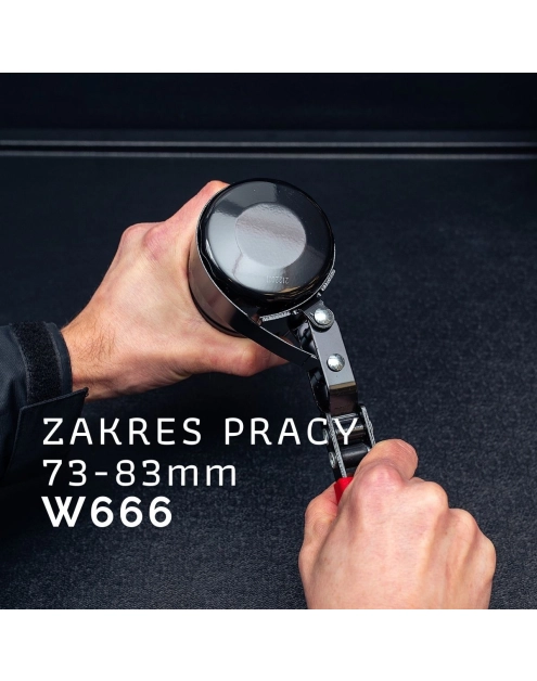Zdjęcie: Klucz opaskowy 73-83 mm do filtra oleju MASNER