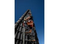 Zdjęcie: Spodnie robocze dekarskie męskie do pasa stretch 240 g/m2 L40549 LAHTI PRO