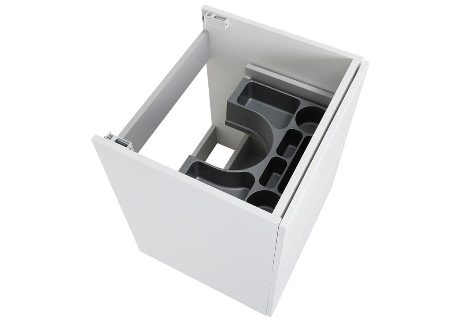 Zdjęcie: Szafka pod umywalkę 50 cm, 2 szuflady, biały, System c biały ASTOR