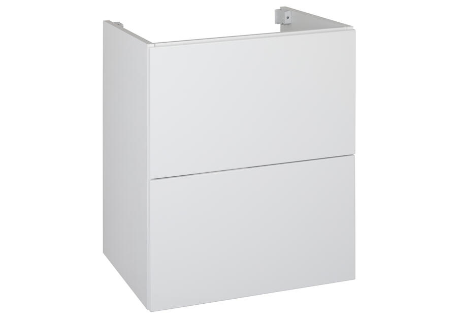 Zdjęcie: Szafka pod umywalkę 50 cm, 2 szuflady, biały, System c biały ASTOR