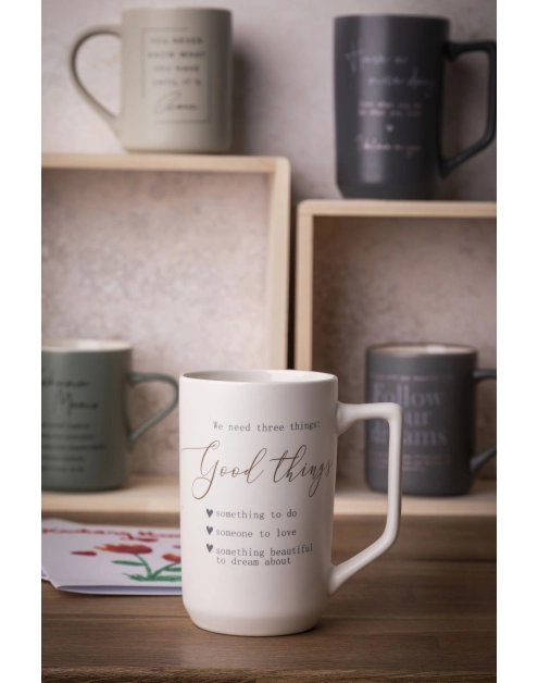 Zdjęcie: Kubek prosty wysoki 550 ml dekoracja good things ALTOM DESIGN