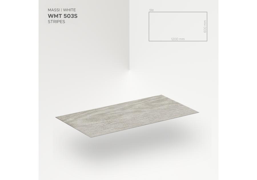 Zdjęcie: Panel ścienny Tiles Massi White WMT 503S 4 mm MODEE