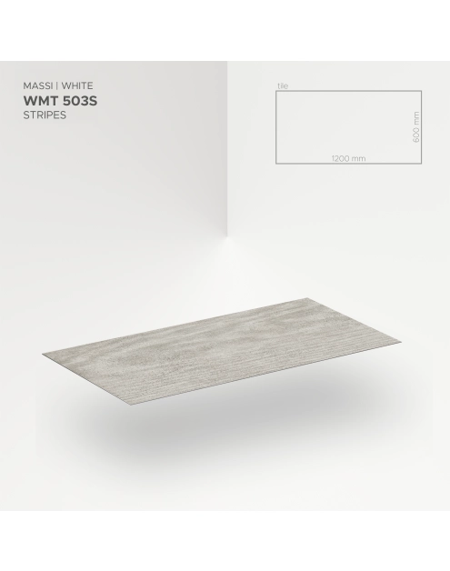 Zdjęcie: Panel ścienny Tiles Massi White WMT 503S 4 mm MODEE