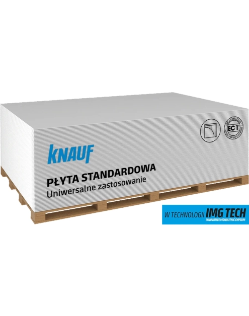 Zdjęcie: Płyta GKB A13 krawędź HRAK 1200x2600x12,5 mm KNAUF