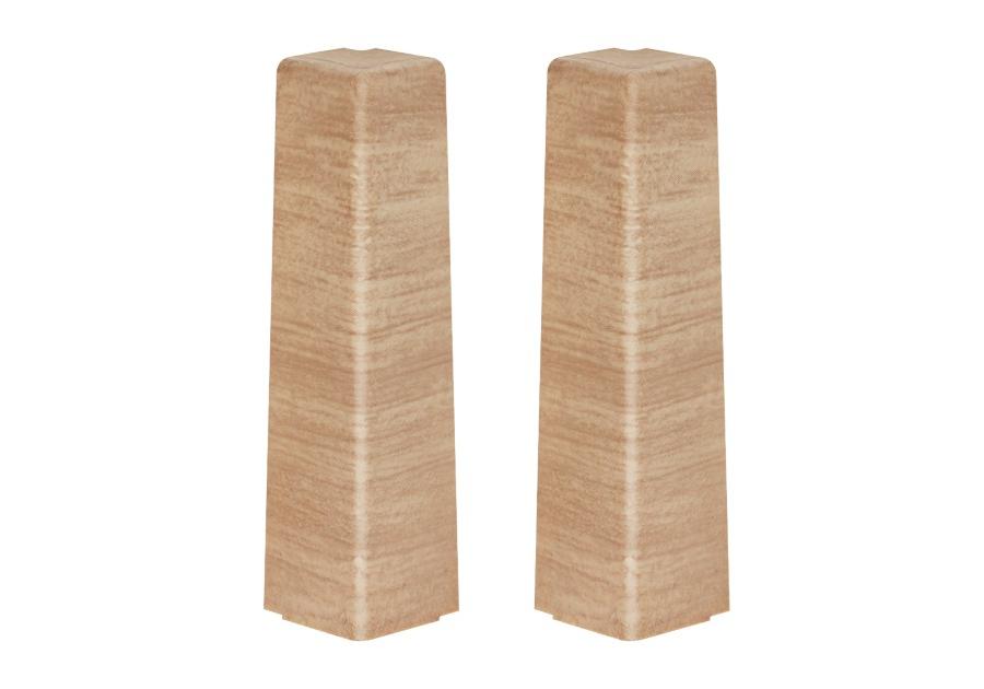 Zdjęcie: Zakończenia do listwy przypodłogowej Masterline narożnik zew. 1 kpl. 2 szt. Honey amber Mat CEZAR