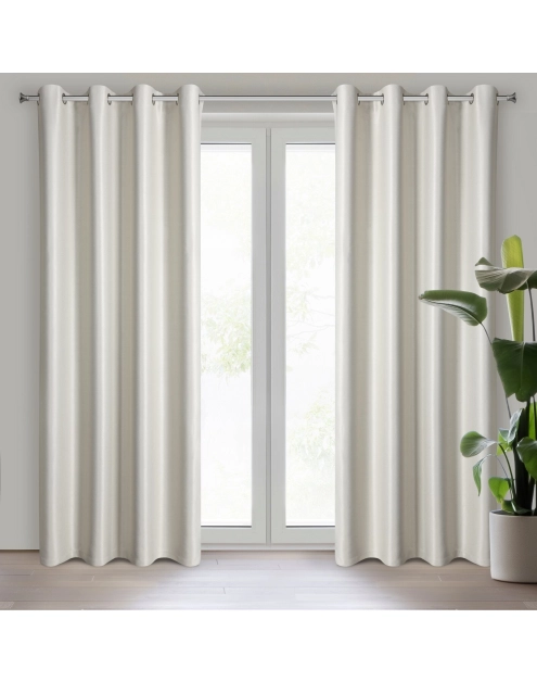 Zdjęcie: Zasłona gotowa Selina 140 x 250 cm naturalny EUROFIRANY