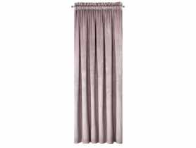 Zasłona gotowa Melanie na taśmie 140 x 270 cm pudrowy róż EUROFIRANY