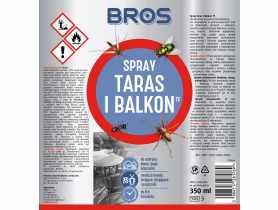 Spray na owady taras i balkon 350 ml BROS