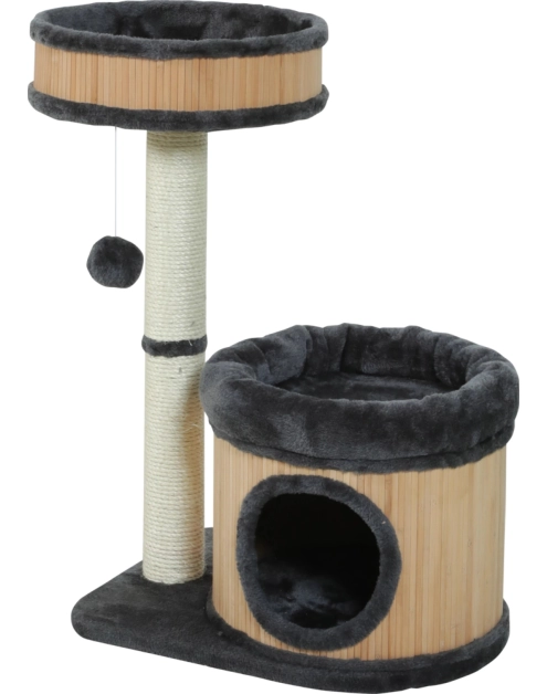 Zdjęcie: Drapak dla kota Bamboo 76 cm szary ZOLUX