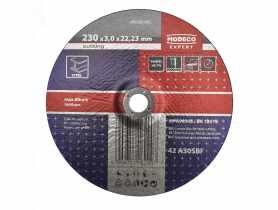 Ściernica do cięcia metalu 230x3,0x22,23 mm wypukła 25 szt. RAWLPLUG