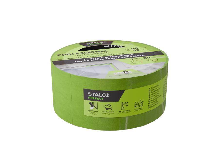 Zdjęcie: Taśma maskująca profesjonalna 48 mm x 50 m PERFECT