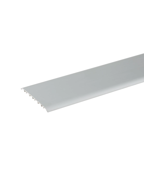 Zdjęcie: Listwa ochronna AL wcisk płaski owalny 80 mm 5w1 klejona L= 0,93 m Srebrny anoda mat CEZAR