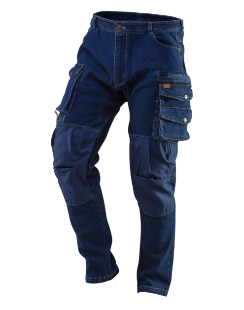 Zdjęcie: Spodnie robocze wzmocnione na kolanach XXL DENIM