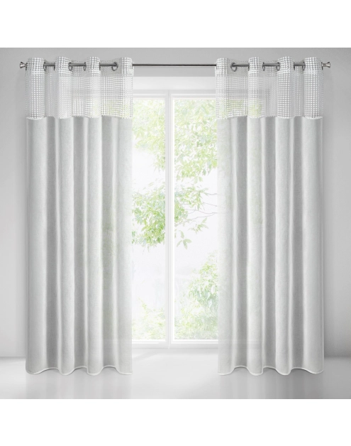 Zdjęcie: Firana gotowa Grace 135x250 cm biały EUROFIRANY