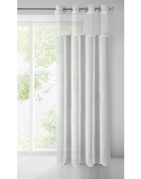 Zdjęcie: Firana gotowa Grace 135x250 cm biały EUROFIRANY