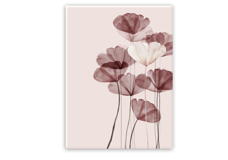 Zdjęcie: Obraz Glasspik Flowers 50x70 cm Gl302 Pink Glam STYLER