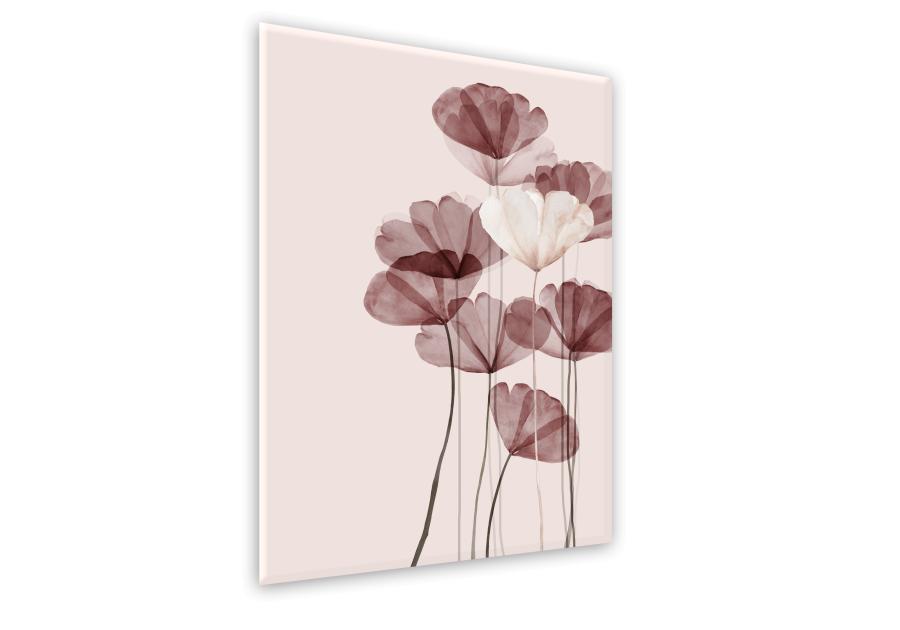 Zdjęcie: Obraz Glasspik Flowers 50x70 cm Gl302 Pink Glam STYLER