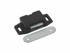 Zatrzask meblowy magnetyczny czarny METRO