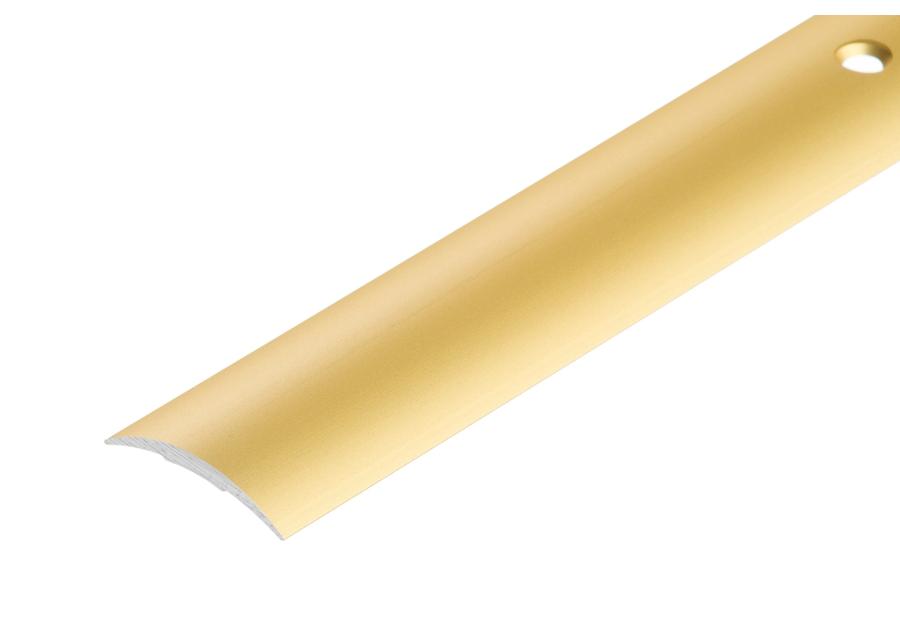Zdjęcie: Profil progowy owalny aluminium anoda 30 mm 0,9 m złoty CEZAR