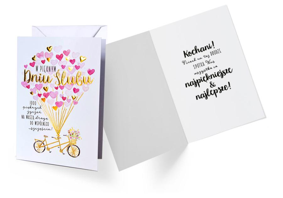 Zdjęcie: Karnet GS-010 Ślub - rower KUKARTKA
