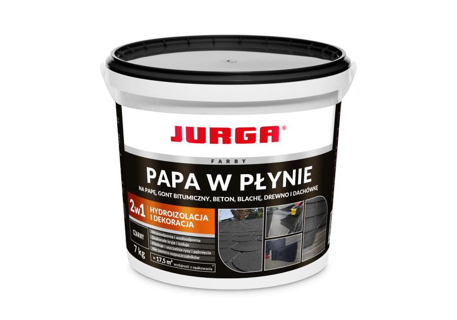 Zdjęcie: Papa w płynie czarna 1,5 kg JURGA