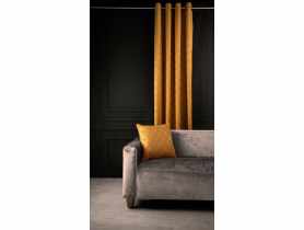 Zasłona welwetowa Maroko 140x270 cm musztardowa CHIC HOME