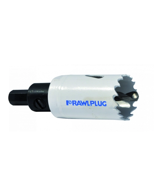 Zdjęcie: Zestaw otwornic - 20, 25, 32, 40, 51, 65 + 2 adaptery elektryk 9 elementów RAWLPLUG