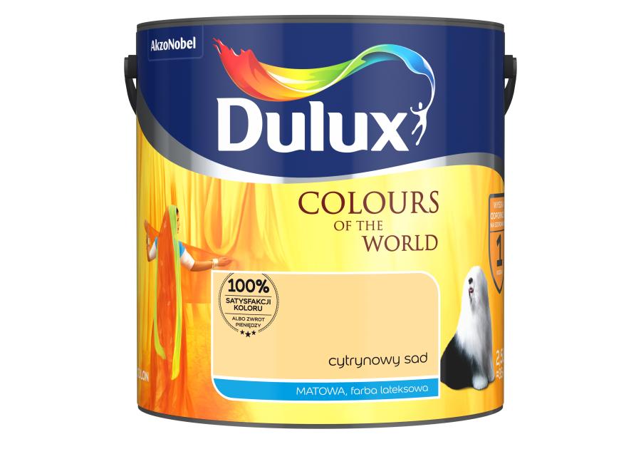 Zdjęcie: Farba do wnętrz Kolory Świata 2,5 L cytrynowy sad DULUX