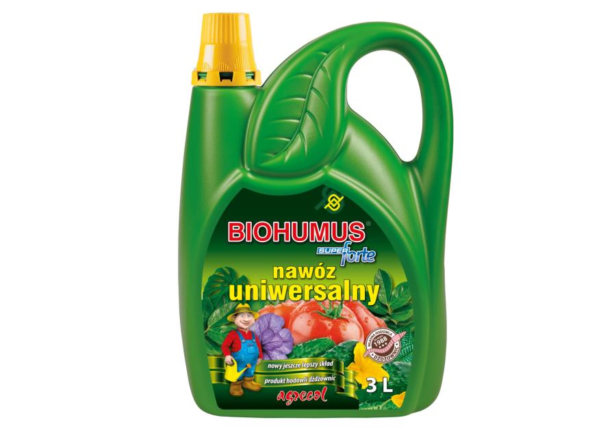 Zdjęcie: Nawóz uniwerslny Biohumus Super Forte 3 L AGRECOL