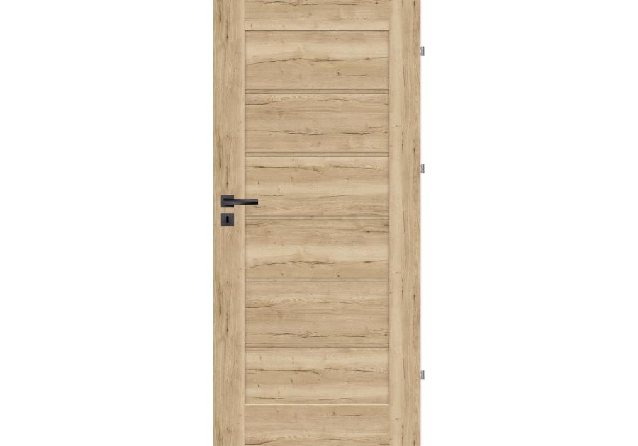 Zdjęcie: Drzwi wewnętrzne Seres 70P dąb halifax, pełne NAWADOOR