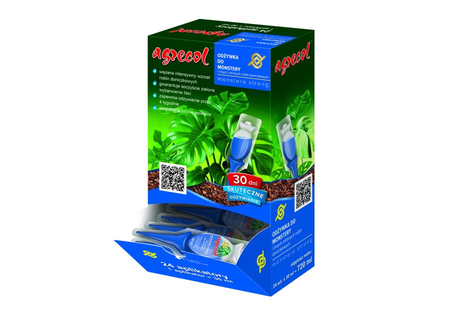 Zdjęcie: Odżywka Monstera Strong do monstery i innych zielonych roślin doniczkowych 30 ml AGRECOL