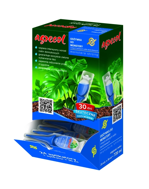 Zdjęcie: Odżywka Monstera Strong do monstery i innych zielonych roślin doniczkowych 30 ml AGRECOL