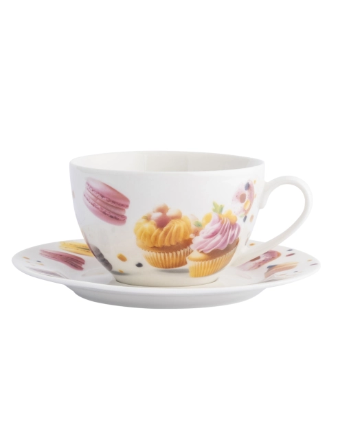 Zdjęcie: Filiżanka 260 ml Słodkości ze spodkiem 15 cm ALTOM DESIGN