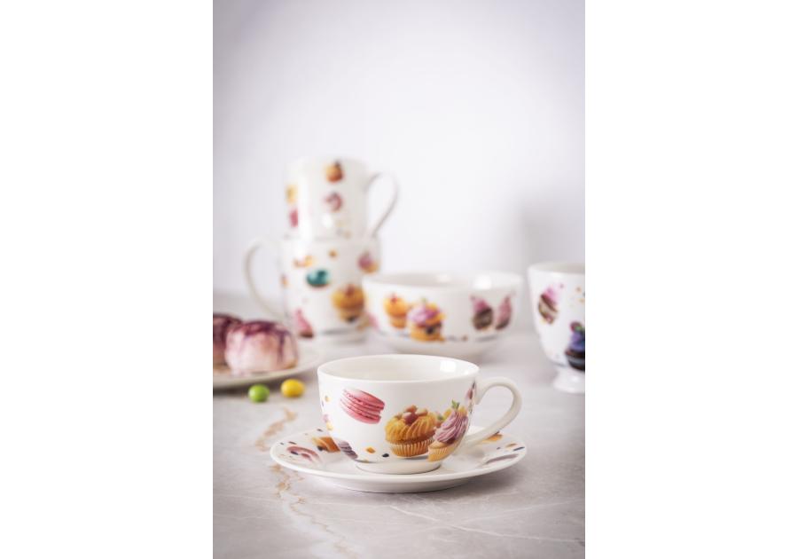 Zdjęcie: Filiżanka 260 ml Słodkości ze spodkiem 15 cm ALTOM DESIGN