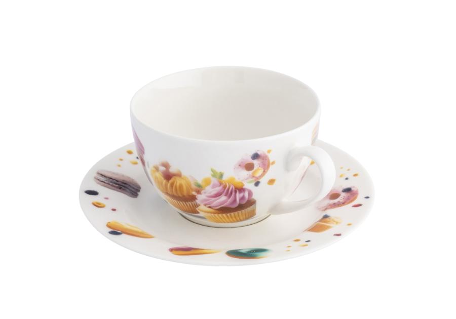 Zdjęcie: Filiżanka 260 ml Słodkości ze spodkiem 15 cm ALTOM DESIGN