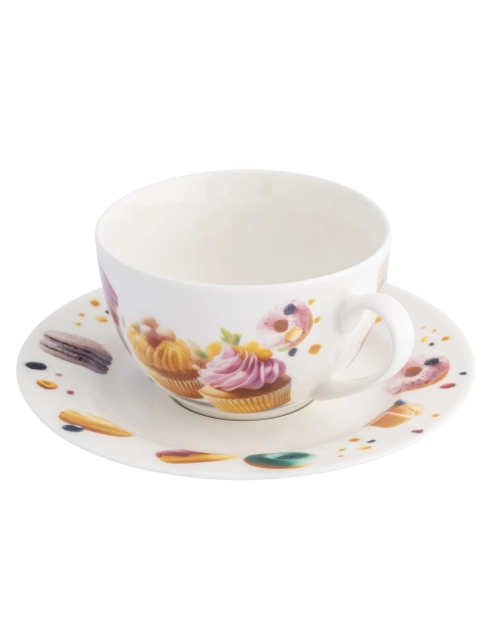 Zdjęcie: Filiżanka 260 ml Słodkości ze spodkiem 15 cm ALTOM DESIGN